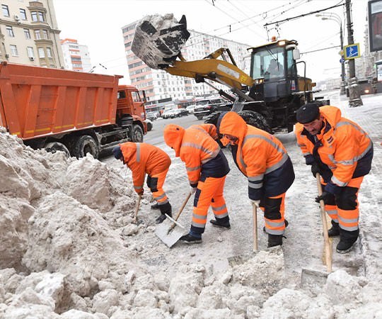 Уборка снега в Северобайкальске и  Республике Бурятия